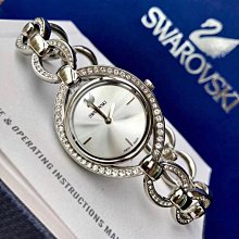 現貨SWAROVSKI Crystal Rose 鑲水晶銀色錶盤 銀色不鏽鋼錶帶 石英 女士手錶 5483853 施華洛世奇腕錶 歷史價格詳細信息
