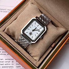 Tory Burch Robinson 矩形白色錶盤 玫瑰金色配銀色不鏽鋼錶帶 石英 女士手錶 TBW1509 歷史價格詳細信息