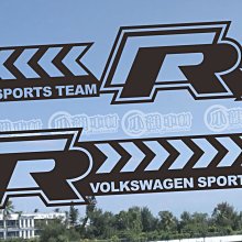 【小韻車材】福斯 vw R 車貼 側裙貼 汽車改裝 貼紙 JDM 車身貼 防水貼紙 地瓜 TIGUAN 價格比較,價格查詢,歷史價格詳細信息