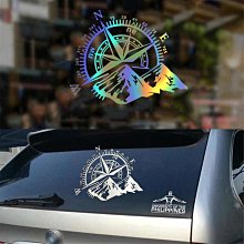 山地指南針汽車貼紙包裝汽車造型 Vinly 貼花汽車車窗摩托車裝飾汽車配件膠水貼紙 PVC 價格比較,價格查詢,歷史價格詳細信息