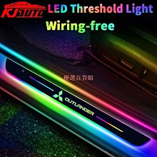 SUBISHI 三菱藍瑟汽車 LED 動態流量燈門檻板 7 色彩色門檻保護條 USB 電源無接線徽標 Rallia 歷史價格詳細信息