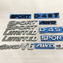適用于漢蘭達SPORT汽車標志改裝合金屬車門貼4WD車身貼標英文標V6 歷史價格詳細信息
