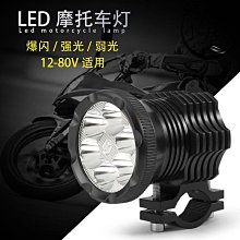 防水改裝摩托車LED大燈高亮度超聚光U5 LED車燈黑色 歷史價格詳細信息
