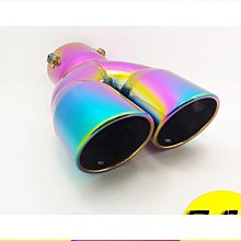 汽車排氣管7.6口徑大通用磨砂黑色不鏽鋼消音器尾喉排氣罩優質 歷史價格詳細信息