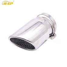 締造汽車改裝尾喉方口不鏽鋼排氣管63MM消聲器烤藍消音器通用裝飾配件 歷史價格詳細信息