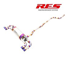【YGAUTO】RES排氣管 奧迪 AUDI R8  SS304不銹鋼 鈦合金 電子閥門後段 客製化 歷史價格詳細信息