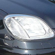 IDFR ODE 汽車精品  BENZ SL R230 96-00 鍍鉻霧燈框+LED黃燈框 電鍍霧燈框+LED黃燈框 歷史價格詳細信息