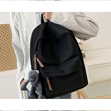 森系百搭純色小書女韓版原宿風ins初中生高中大學生揹雙肩 歷史價格詳細信息