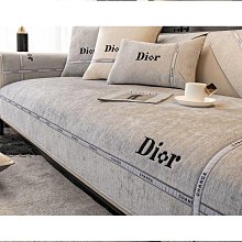 雪尼爾沙發墊四季通用坐墊輕奢防滑皮沙發套罩靠背巾蓋布 歷史價格詳細信息