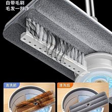 旋轉式拖把家用免手洗一拖凈拖地拖布桶甩干雙驅地拖自動脫水墩布~晴天 歷史價格詳細信息