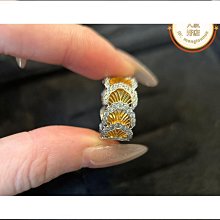 戒指中古Vintage白鉆戒指輕奢高級感小眾鋯石金色戒指開口戒 歷史價格詳細信息