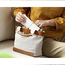 小生有米文藝復古單肩帆布包女士託特包休閒通勤小眾設計手提包 歷史價格詳細信息