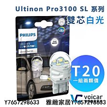 飛利浦 T20 W21/5W 7443 白光雙芯LED Ultinon Pro6000 6000K LED燈泡 歷史價格詳細信息