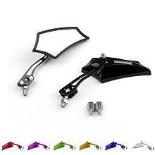 《極限超快感》8mm 10mm通用造型照後鏡Honda Suzuki Kawasaki Yamaha Harley(電鍍)054 歷史價格詳細信息