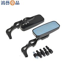 機車 CC街跑鏡 機車跑車配件 地平線倒車鏡反光鏡公路賽後照鏡-鴻藝車品 歷史價格詳細信息