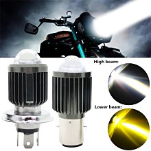 機車大燈 魚眼霧燈 魚眼大燈 遠近光 雙色可調  H4 LED 大燈 機車 LED大燈 魚眼 小鋼炮  露天市集  全檯 歷史價格詳細信息