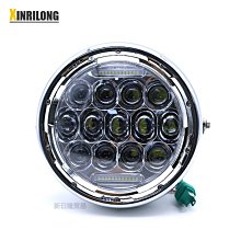 熱銷 摩托車7寸LED大燈牧馬人車燈復古頭燈天使眼LED大燈遠近光日行燈汽機車零件配件改裝 可開發票 歷史價格詳細信息