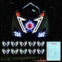 GAMMAS HID 台中廠 三葉YAMAHA BWS'X 大B 鐵男-9晶LED滿天星 光圈   鋼鐵人 小燈17 歷史價格詳細信息