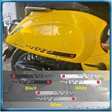 刀仔汽配城Vespa Sprint Primavera 150 LX150 GTS GTV 300 改装领带标铝合金P贴四角铭牌 歷史價格詳細信息