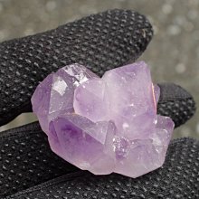 -~shirley ~手握式~練氣佳~馬島三輪紫髮骨幹水晶~0.0179公斤~低價起標!!不錯喔! 歷史價格詳細信息