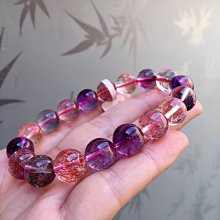 天然煙花紫發晶超七三輪骨幹水晶手鐲. 內徑55.5mm.主正財 偏財 貴人 ✨能量超強，髮絲（硬發）可遇不可求象形發，19*11mm 歷史價格詳細信息