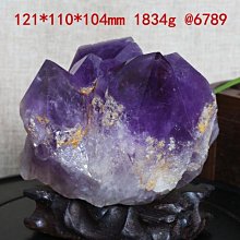 紫水晶骨干原石。 2.4公斤。尺寸170x190mm。  900 水晶 擺件 文玩 二手【紫竹齋】8 歷史價格詳細信息
