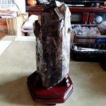 [集圓水晶]*收藏品*頂級大件天然巴西亮面黑碧璽原礦柱不含座重6.62kg 歷史價格詳細信息