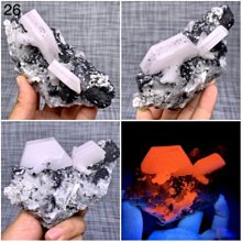 螢光方解石 水晶共生548g*高8.5*長12*厚4.5公分#454 歷史價格詳細信息