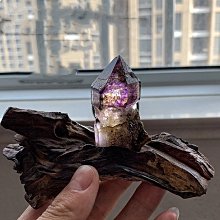 天然紫超七水膽柱狀吊墜~提升維度超級七~七脈輪能量~三輪骨幹-七彩紫超水晶Super7-項鍊長短可自行調節~手刀搶 歷史價格詳細信息