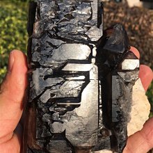 黑水晶雙面骨干原石。 2.25公斤。尺寸220x160mm。550 水晶 擺件 文玩 二手【紫竹齋】101 歷史價格詳細信息