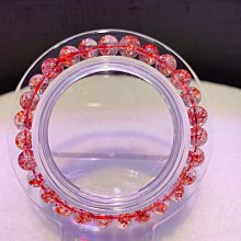 紅草莓晶手鍊～窄版~圓骨鐲~《紅33款》~手圍17號，手圍17.5號，內徑54mm寬10mm厚9mm，天然草莓水晶、圓條、細緻古典圓鐲造型！ ~{熊寶貝珠寶｝～ 歷史價格詳細信息