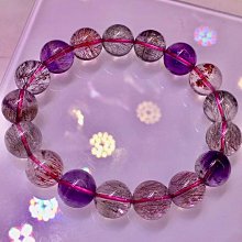 天然超七手鍊11.4mm.發順，金草莓，11.4mm，重：35.6g 歷史價格詳細信息