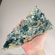 螢光方解石 水晶共生548g*高8.5*長12*厚4.5公分#454 歷史價格詳細信息