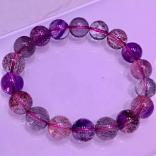 天然超七手鍊11.4mm.發順，金草莓，11.4mm，重：35.6g 歷史價格詳細信息