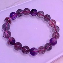 精品天然超七雲母紫發手鍊12mm.又稱三輪骨幹，12mm，重43g 歷史價格詳細信息