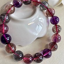 天然超七手鍊11.4mm.發順，金草莓，11.4mm，重：35.6g 歷史價格詳細信息