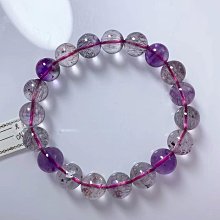 精品天然超七雲母紫發手鍊12mm.又稱三輪骨幹，12mm，重43g 歷史價格詳細信息