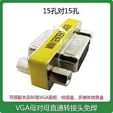 【轉接頭】VGA 15孔對15針 公對公 對接頭 轉接頭 三排 連接頭 歷史價格詳細信息