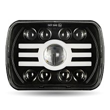 7寸led牧馬人大燈 通用七排燈杯遠近光燈 越野皮卡私模轉向燈 歷史價格詳細信息