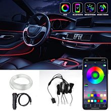 汽車氛圍燈 車內冷光線 LED導光線條 氣氛燈 車載USB內飾改裝燈帶 車載用品 改裝免接線燈帶 氛圍燈 中控改裝 貨車 歷史價格詳細信息