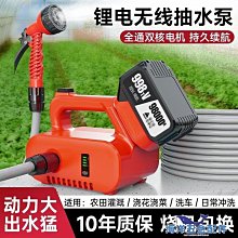 充電式抽水泵澆水神器農用澆地戶外抽水器灌溉澆菜澆水機+水管40米 歷史價格詳細信息
