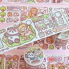 【紙膠帶】萌牙社新款哈基米小動物貓咪小柴水中生物主題膠帶 歷史價格詳細信息