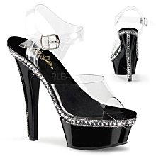 Shoes InStyle《六吋》美國品牌 PLEASER 原廠正品透明漆皮霓虹螢光厚底高跟涼鞋 出清 特價『綠色』 歷史價格詳細信息