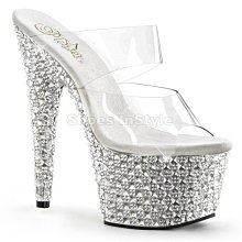 Shoes InStyle《七吋》美國品牌 PLEASER 原廠正品子彈金屬鍍鉻手槍厚底高跟涼鞋 有大尺碼 『黑銀色』 歷史價格詳細信息