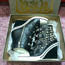 ASH -全新正品女款 秋冬毛絨坡跟內增高短靴350594 歷史價格詳細信息