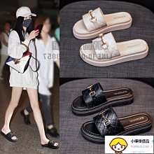 拖鞋女外穿時尚網紅爆款夏季休閑一字拖鞋女鞋人間富貴花 歷史價格詳細信息