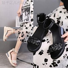 下殺-網紅羅馬風涼拖鞋女外穿2022年春夏新款平底夾趾水鑽沙灘時尚涼鞋 歷史價格詳細信息