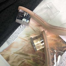 下殺-低跟涼拖鞋女夏外穿2022新款學生時尚網紅少女水鑽夾趾粗跟低跟拖鞋女套腳女涼鞋 歷史價格詳細信息