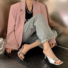 『真皮世家』2023春夏季新款尖頭高跟鞋女淺口單鞋細跟瑪麗珍鞋酒紅色牛皮鞋子 歷史價格詳細信息