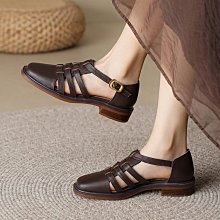 『真皮世家』復古厚底單鞋女2022春新款真皮系帶松糕鞋中跟百搭英倫風大頭皮鞋 歷史價格詳細信息